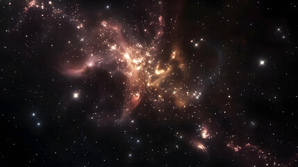 Radiant Depiction of Orion Constellation and Nebula in All Its Celestial Glory