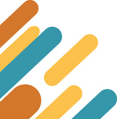 Retro Geometric Shape Corner