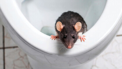 Extreme Close Rat Coming Out