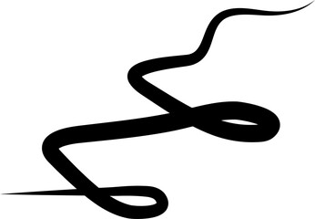 Bold doodle lines. Design elements