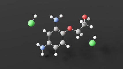 xanthan gum molecular structure, food additive e415, ball and stick 3d model, structural chemical formula with colored atoms
