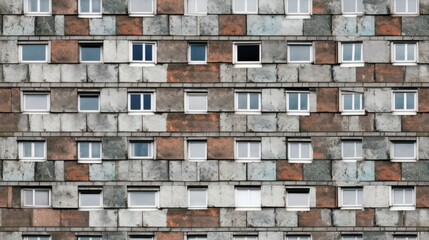 The facade of an apartment building