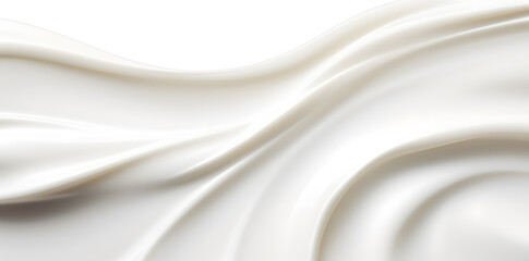 Obraz premium White cream swirl background