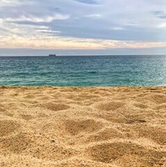Very calm beach day in Viña del Mar
