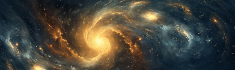 The mesmerizing spiral structure of a galaxy, captured in stunning detail, illustrating the complexity of the cosmos - obrazy, fototapety, plakaty