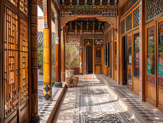 Uighur Traditional Courtyard in Kashgar