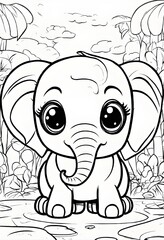 Fun Elephant Coloring Activities for Kids and Adults: Wildlife Exploration
