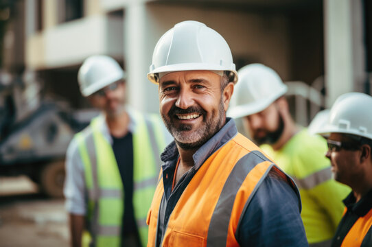 building worker or architect and engineer concept
