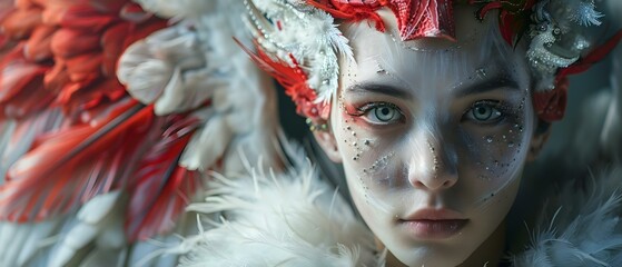 Fantasy Creature Cosplay - Elegance in Detail. Concept Fantasy Creatures, Cosplay, Elegance, Detail-oriented, Costume Design