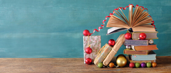 books as christmas gift,christmas present,reading,literature,education,making a gift,holiday...