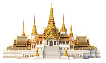 Fototapeta premium PNG Thailand architecture building pagoda