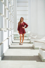 Obraz premium Portrait of a young beautiful girl