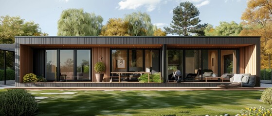 Assembling a prefabricated home, modern methods, efficiency, quick assembly