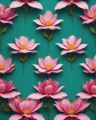 seamless pattern with flowers illustration