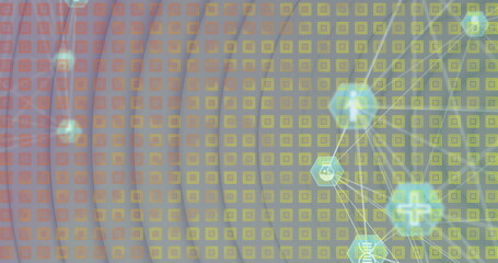 Image of globe with networks of connections