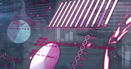 Image of statistics and data processing