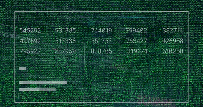 Image of download text, statistics and data processing - Powered by Adobe