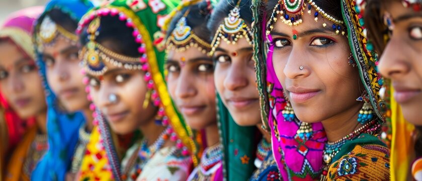 Cultural festival in Rajasthan, colorful traditions, vibrant celebrations, immersive