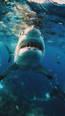 Diving with sharks in South Africa, adrenaline rush, underwater, thrilling