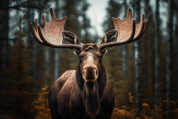 A stunning close-up of Moose