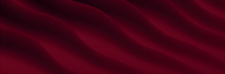 Abstract maroon wave background with geometric element. Design templates like background, landing page, poster. vector ilustration