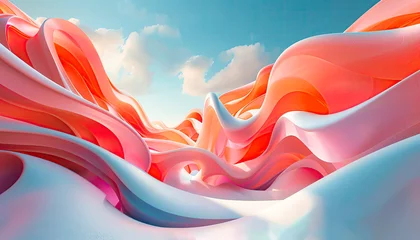  surreal Embark on a visual odyssey through abstract 3D landscapes where reality and imagination converge © Rona_65