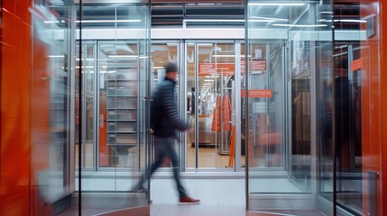 Progression through interconnected doors