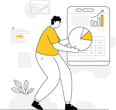 office character illustration vector