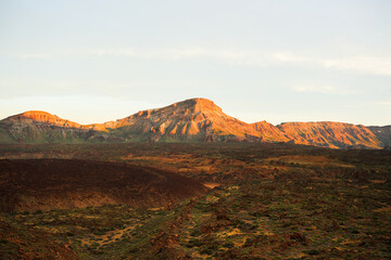 Landscape with Lava, Volcano El Teide, Tenerife, Canary Island, Spain