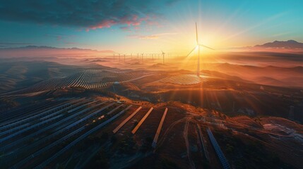 Renewable Energy Landscape Powering AI Technology