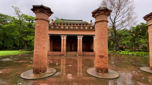 Historical monument of manipur kangla fort. shri shri govindajee temple and citadal  in Imphal,India