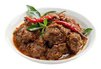 PNG Beef stew rendang food mutton curry - obrazy, fototapety, plakaty