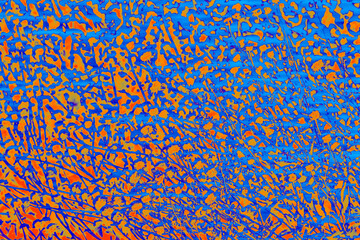 Abstract wildflower dark blue red orange texture background