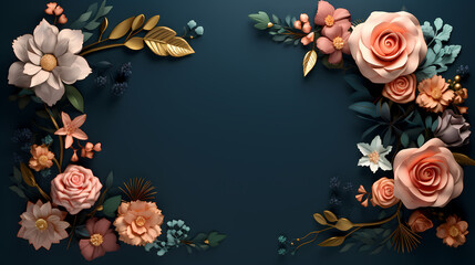 Flower tile composition