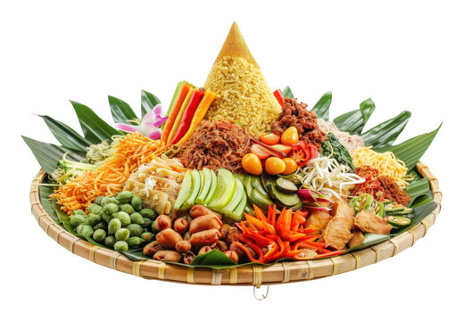 PNG Tumpeng food platter lunch