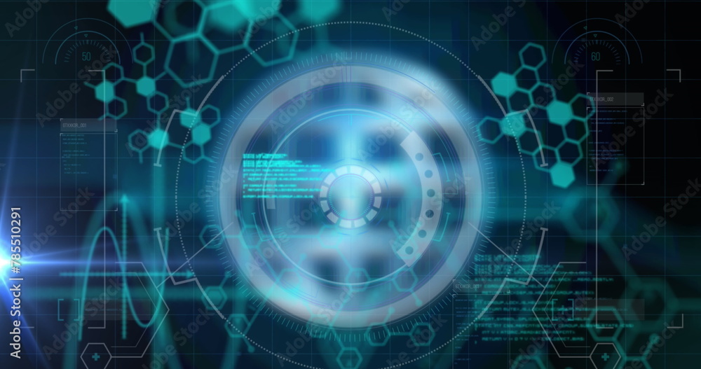 Poster image of data processing over scope scanning