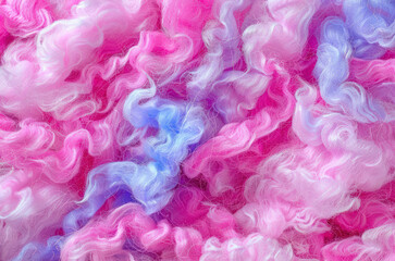 Fototapeta premium Seamless colorful Cotton Candy Texture