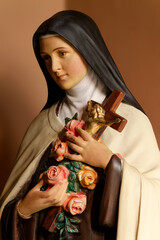 St. Therese of Lisieux, also known as St. Therese of the Child Jesus and the Holy Face. Carmelite...