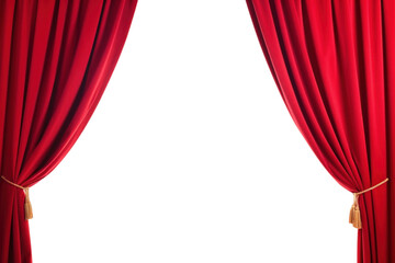 PNG Red curtain backgrounds white background elegance