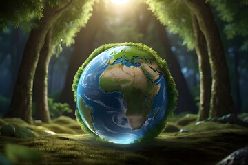 Obraz na płótnie Canvas World environment and earth day Illustrations