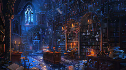 Wizards library.