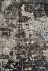 An abstract vintage grey grungy carpet texture. Bitmap material for 3d architectural visualization