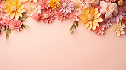 Obraz premium Flower tile composition
