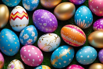 Fototapeta na wymiar Easter decorative egg for Easter Day