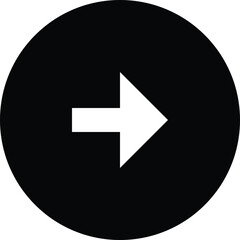 Play right arrow button flat vector icon isolated on a white background. Youtube icon. mx player icon