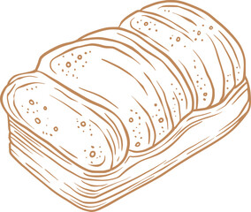 Bread Vintage Elegant Sketch - 785523829