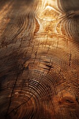Fototapeta premium Close up of wooden table top