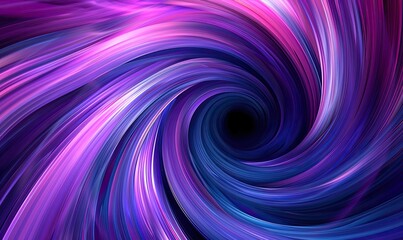 Abstract purple and blue background with swirling lines of light, speed motion elegant design for presentation or advertising