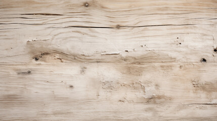 Bleached Wood Background with Lightened Tone and Subtle Beauty