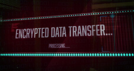This image shows how data is processed and transferred over computer servers